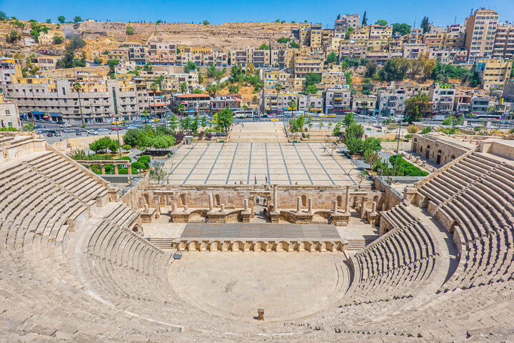 Roman Theatre in Amman Jordan