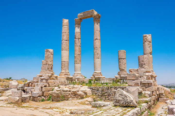 Temple of Hercules at Amman Citadel