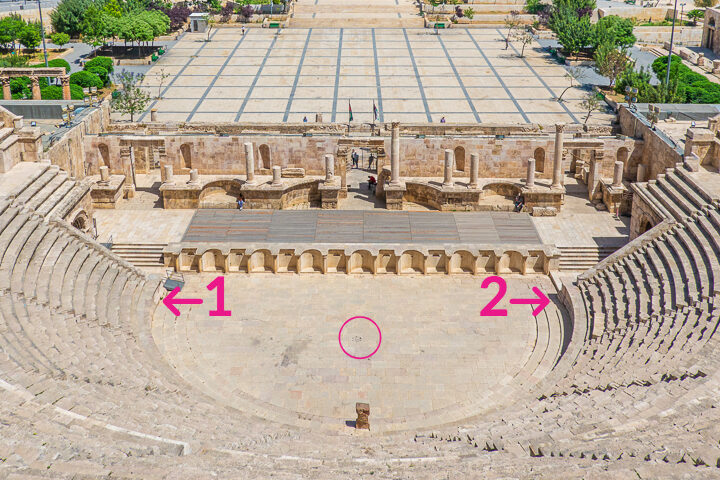 Roman Theatre in Amman Jordan