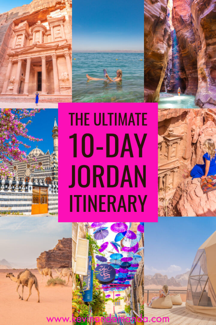 jordan travel itinerary