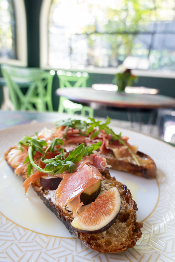 Figs & Serrano Ham on Toast