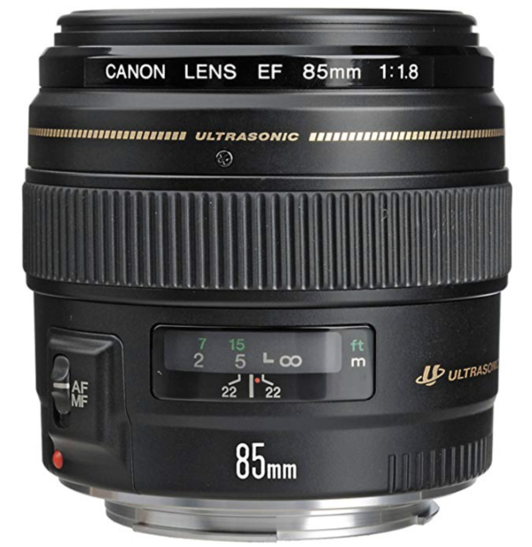 Canon EF 85mm f/1.8 USM Medium Telephoto Lens for Canon SLR Cameras