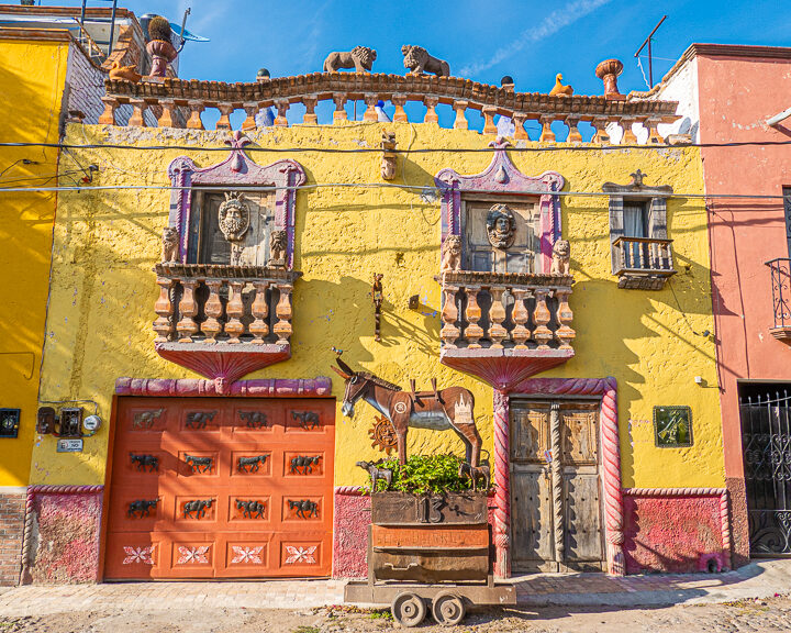 Colorful Street Art in San Miguel de Allende