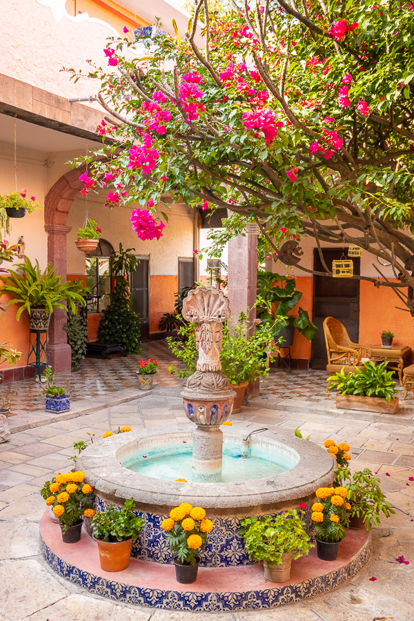 Courtyard in San Miguel de Allende