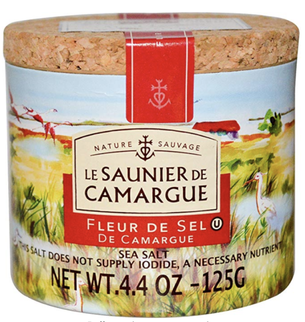 Le Saunier de Camargue, Fleur de Sel, Sea Salt, 4.4 oz (125 g)