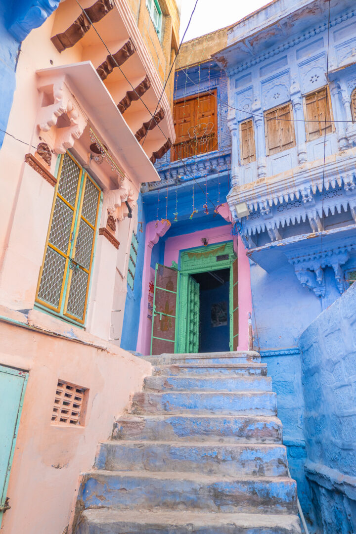 Photo of a blue home in Jodhpur India