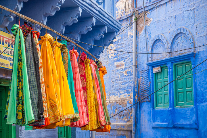 Photo of a blue home in Jodhpur India