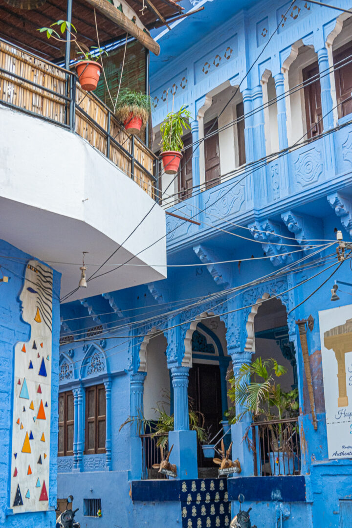 Photo of a blue home in Jodhpur India
