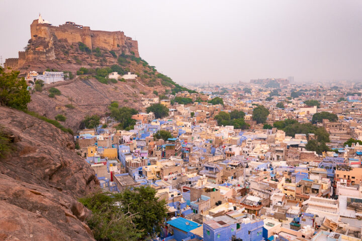 Sunset photo from Pachatiya Hills in India