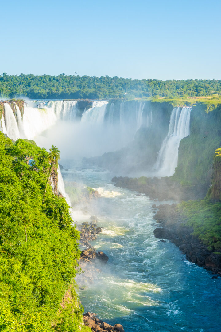 Photo of Iguazu Falls from Brazil.