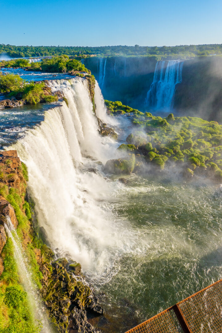 Photo of Iguazu Falls from Brazil.