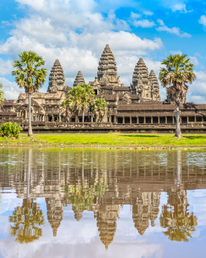 Reflecting pool at Angkor Wat