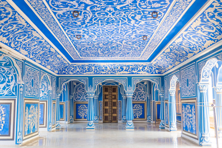 The Blue Room at the Secret Rooms in City Palace