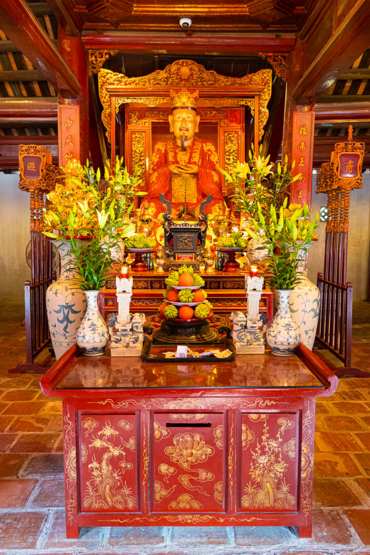 Shrine at Temple Of Literature, Hanoi