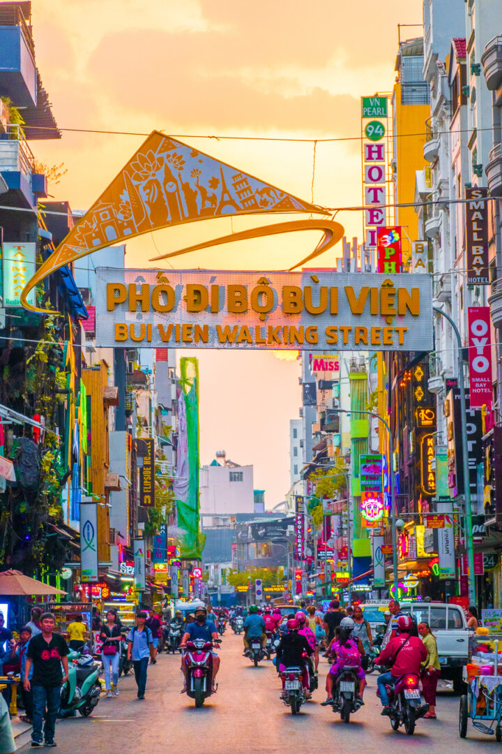 Backpacker Street in Ho Chi Minh City