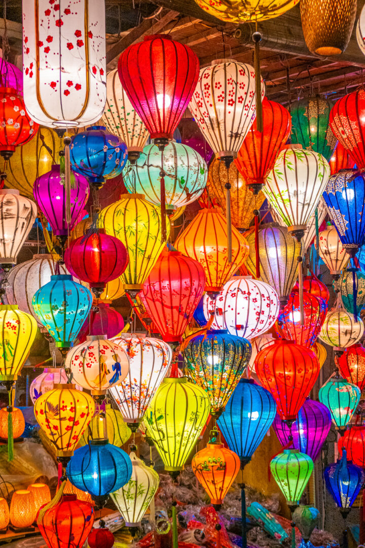 Colorful lanterns in Hoi An, Vietnam