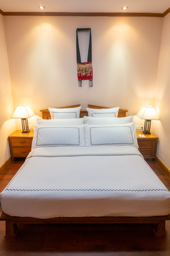 Image of the hotel room at hotel by the Red Canal in Mandalay, Myanmar