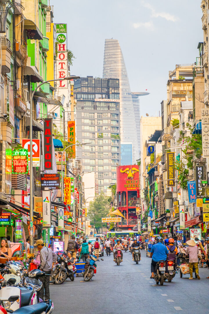 Ho Chi Minh, formerly known as Saigon, is a bustling city that you should absolutely visit while traveling in Vietnam.