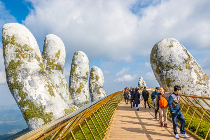 hands of the golden bridge at ba na hills