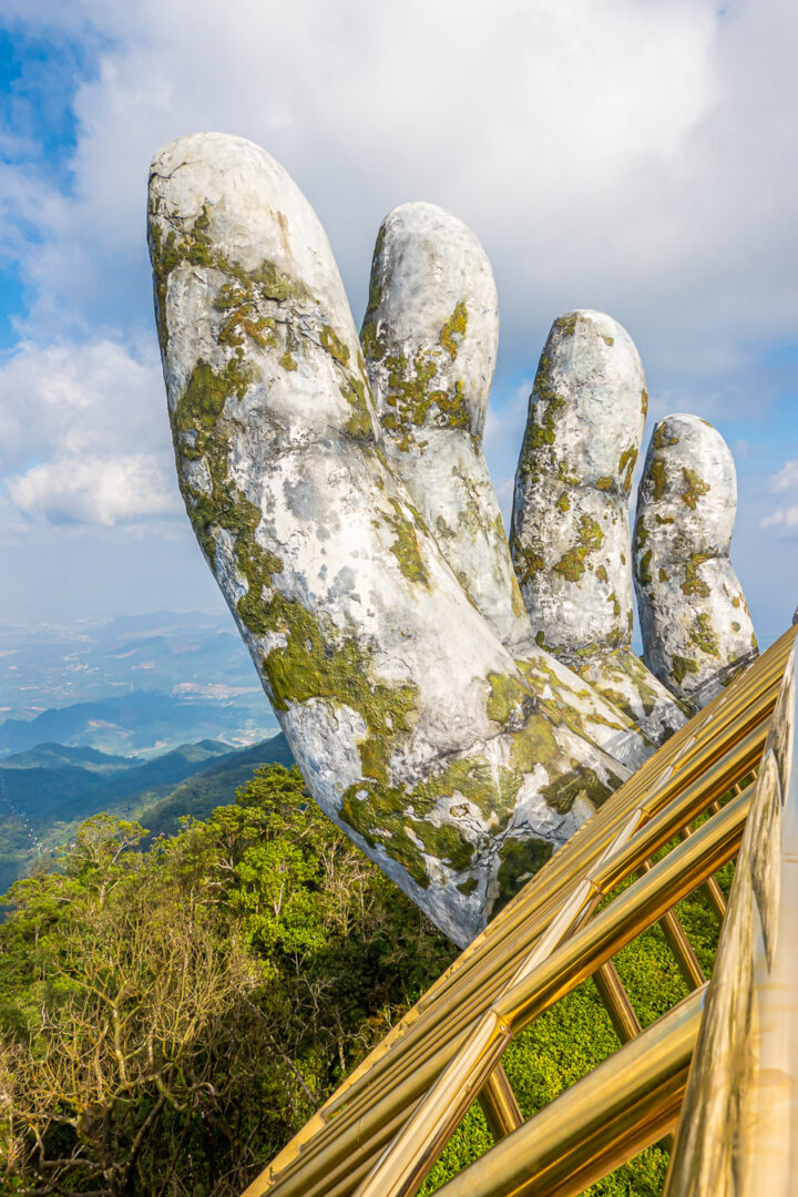 hands of the golden bridge at ba na hills