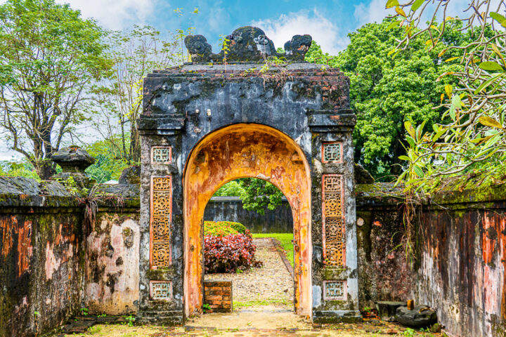 gates of the Imperial City of Hue Vietnam