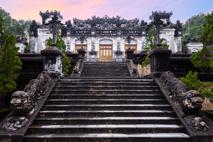 things to do in hue | visit the tomb of emperor khai dinh in hue, vietnam imperial city