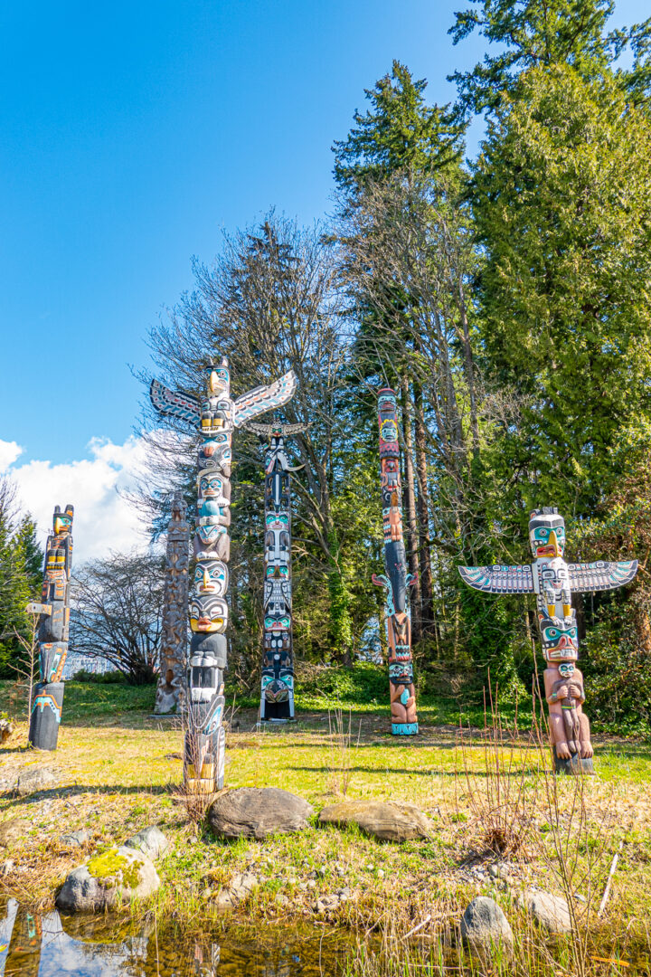 Totem Poles in Stanley Park