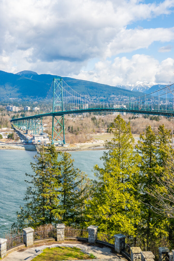 Lions gate bridge from Prospect Point