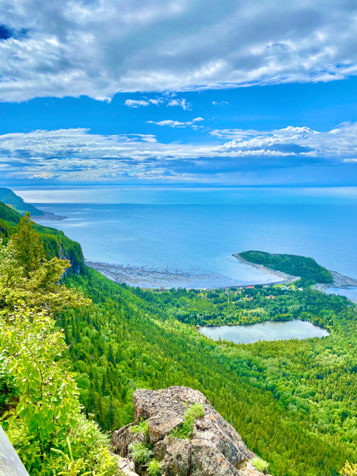 View from Pic Champlain Trail at Bic National Park