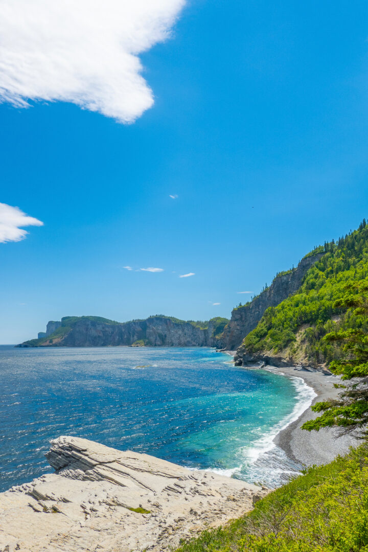 View from Cap Bon Ami in Forillon National Park