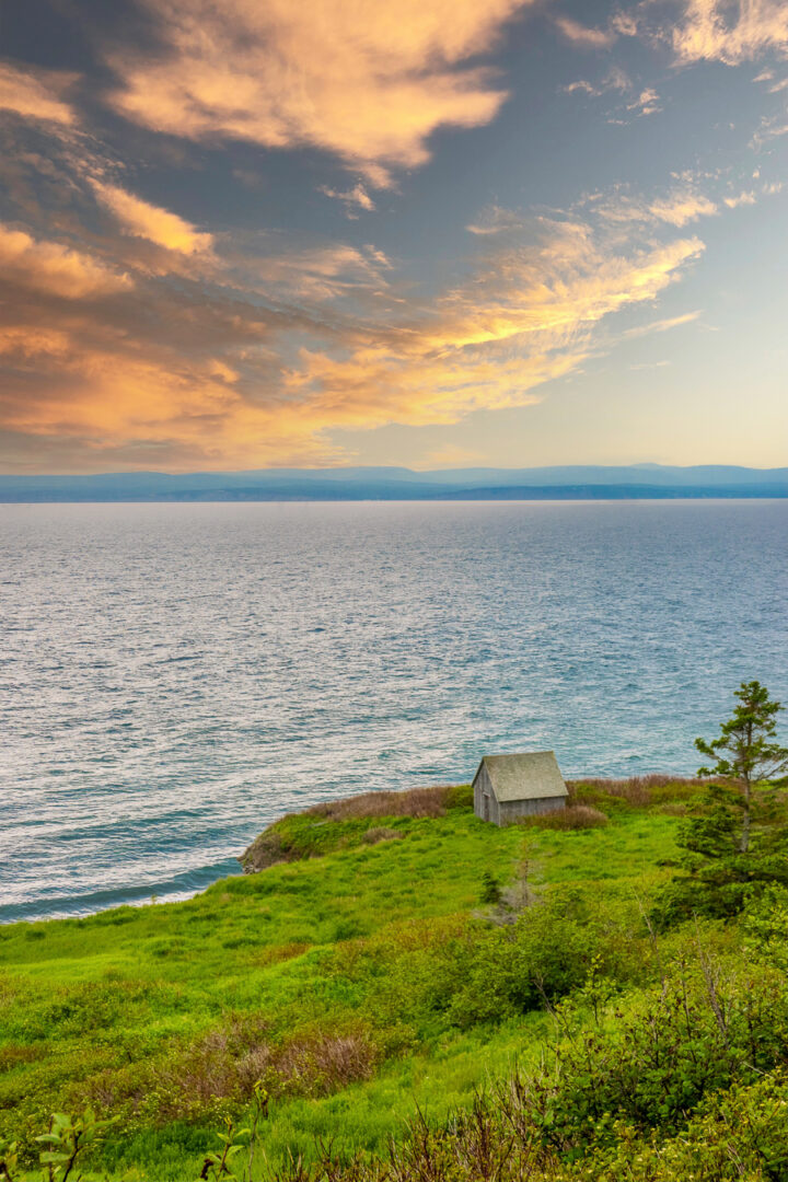 Views of the sea on the Cap Gaspé Hike in Gaspesie