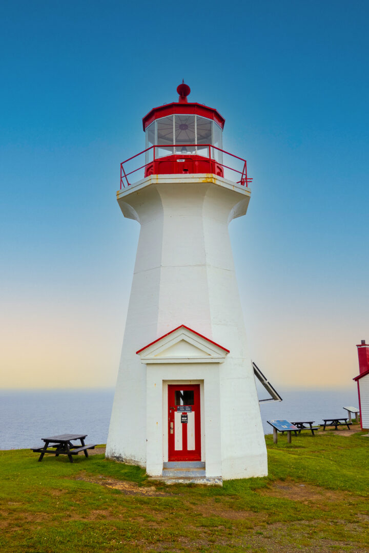 Lighthouse on the Cap Gaspe Hike in Forillon National Park