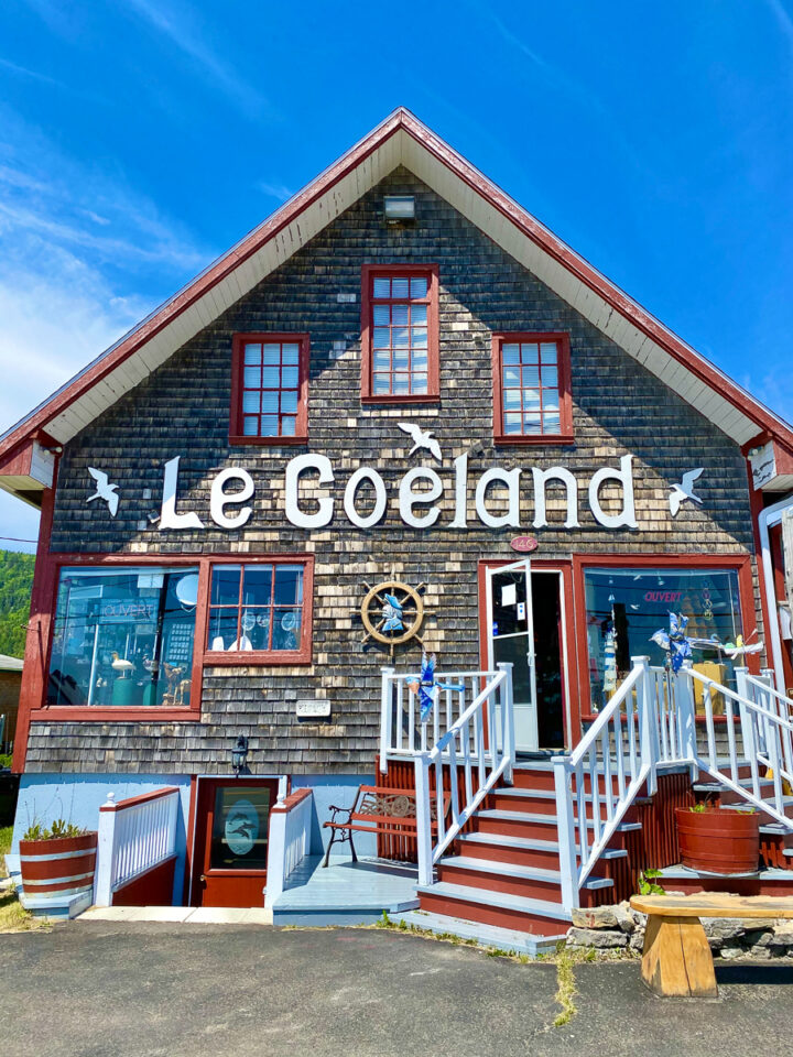 nautical boutique in perce, quebec