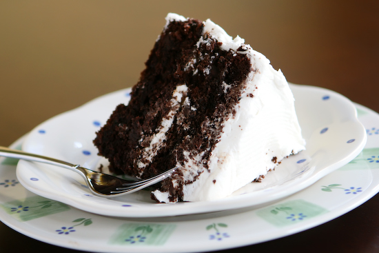 The BEST chocolate cake EVER - moist rich chocolaty - with amazing buttercream frosting