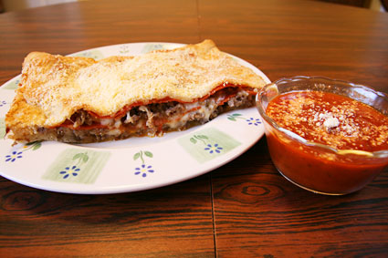 Image of a Homemade Calzone