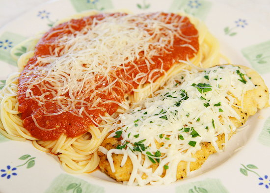 real homemade italian chicken parmigiana