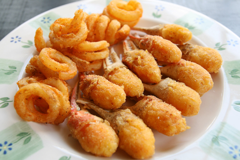 crab claws recipe crab fingers curly fries